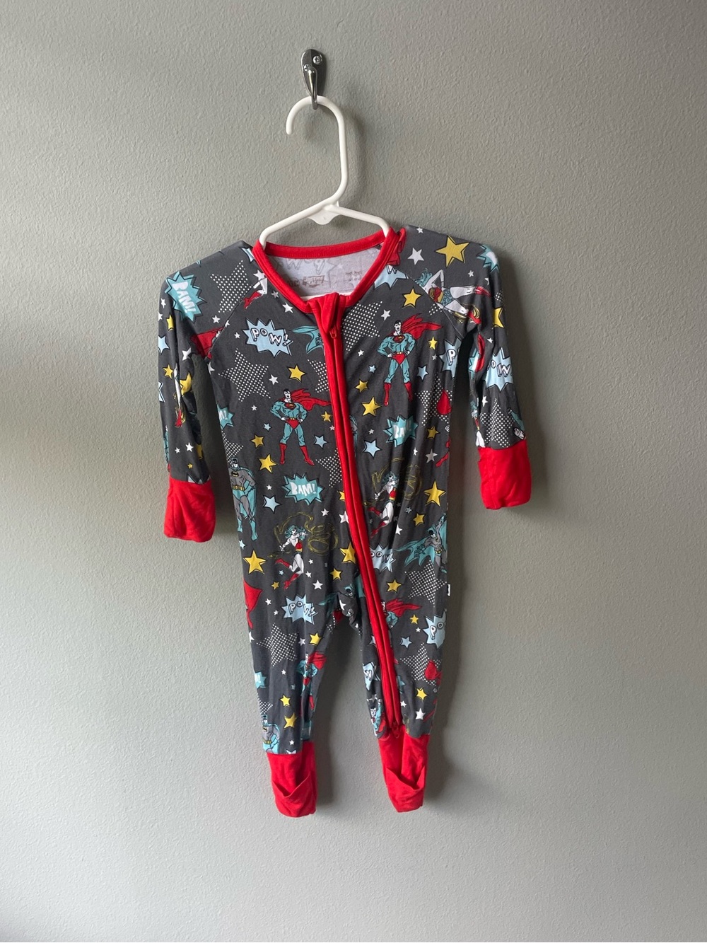 Little Sleepies x DC Collab Justice League Bamboo Zippy Pajamas